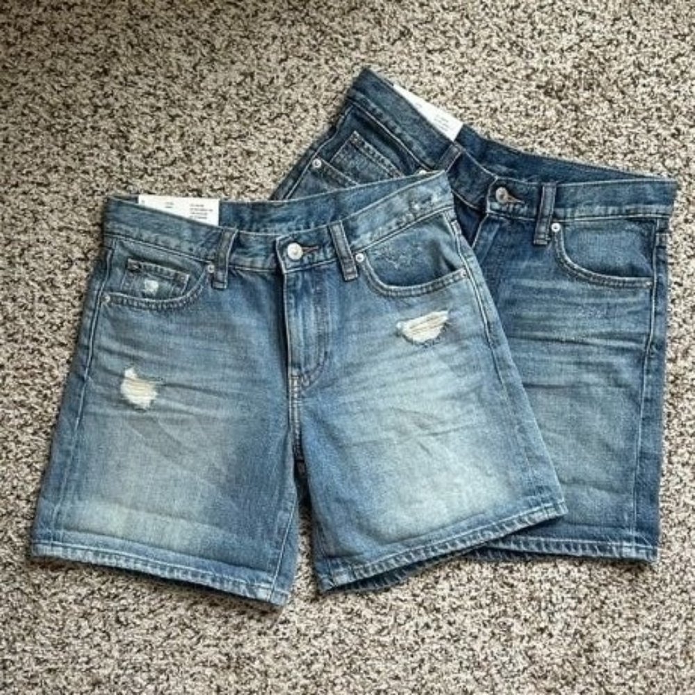 Uniqlo Denim Boyfriend Shorts Bundle NWT